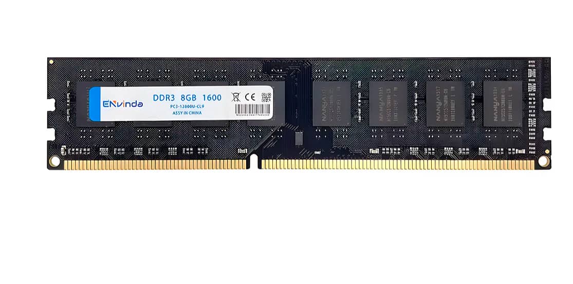 Envinda 8GB Ram DDR3 DDR3 1600MHz PC3-12800U 0