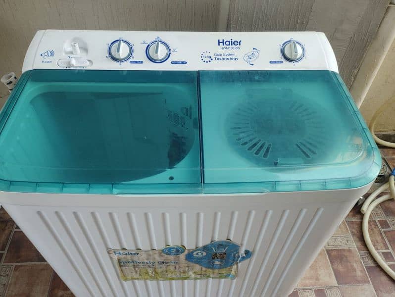 Haier 10 kg washing machine 4