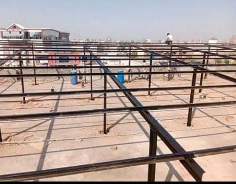 Elevated Solar Structure customized Guarder Work 14 rup watt 2