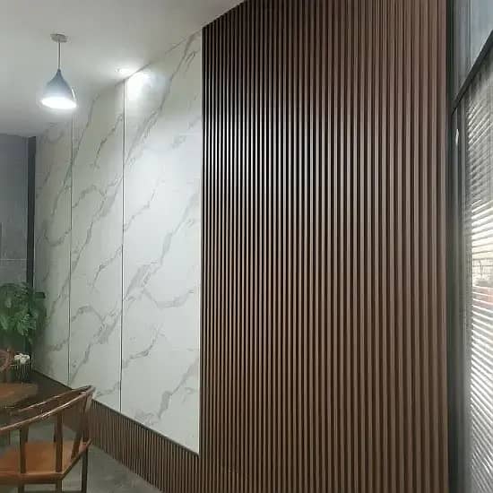 Pvc Wallpanel | wpc wall panel | Laminated sheet wallpaper wood floor 3