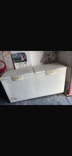 double door freezer