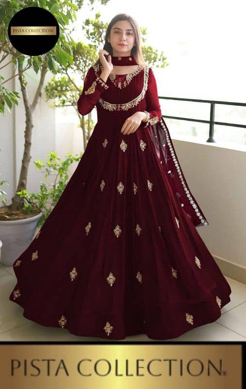 3Pcs Women's Stitched Embroidered Suit 1