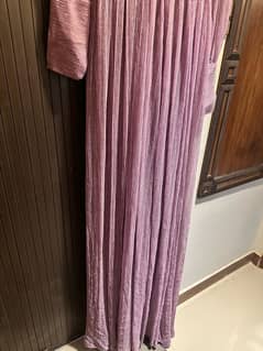 Lavender flowing dress