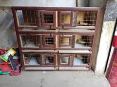 kabotar cages for sell full Woden cage and with Almoniuam tras