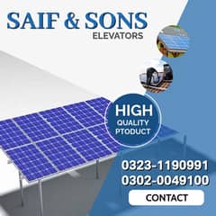 Elevated Solar Structure customized Guarder Work 14 rup watt