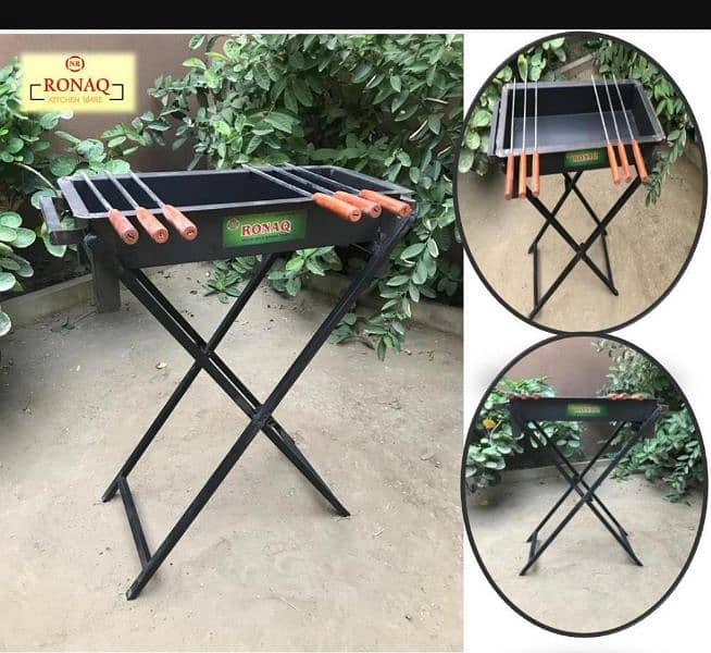 BBQ Hand grill with stand 0