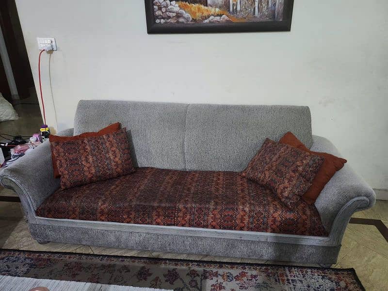 7 seater sofa set + table set 1