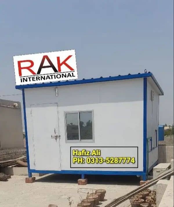 Dry container/prefab office/porta cabin/toilet-washroom/guard room etc 3