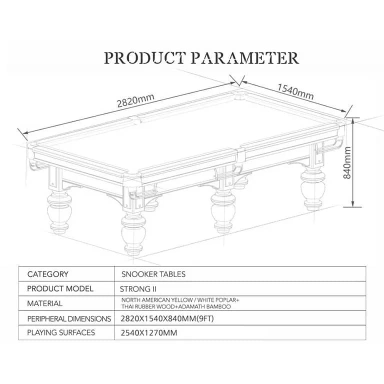 SNOOKER | POOL | DECENT SNOOKER TABLE | RASSON STRONG | BEST QUALITY 5