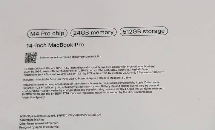 Apple MacBook Pro 14-inch M4 Pro Chip 1