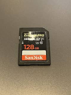 Camera Card SanDisk extreme pro 128 gb 300 mb/s