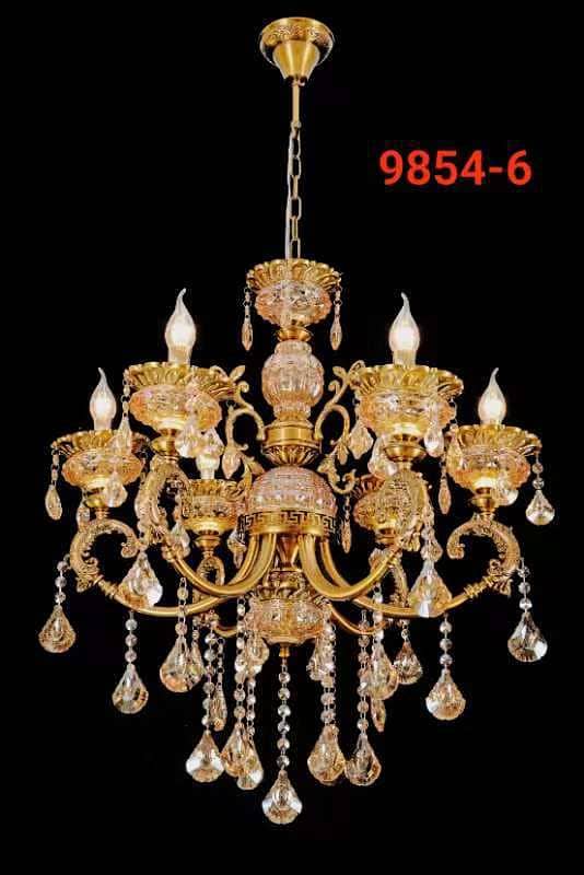 Hanging chandelier | Crystal Fanoos | Rod iron fanoos 2