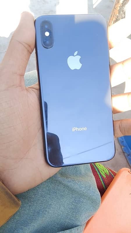 I phone xs original 256gb black colour water pack 6