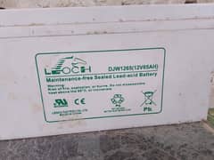 Leoch 4 Dry Batteries 12v 65Ahs (Condition OK)