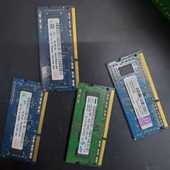 laptop ram 2 gb and 4 gb for sale