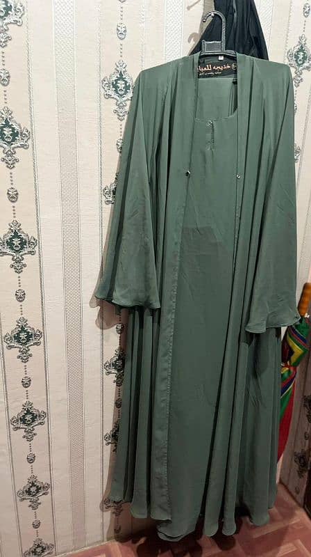 shiffon double abayas 0