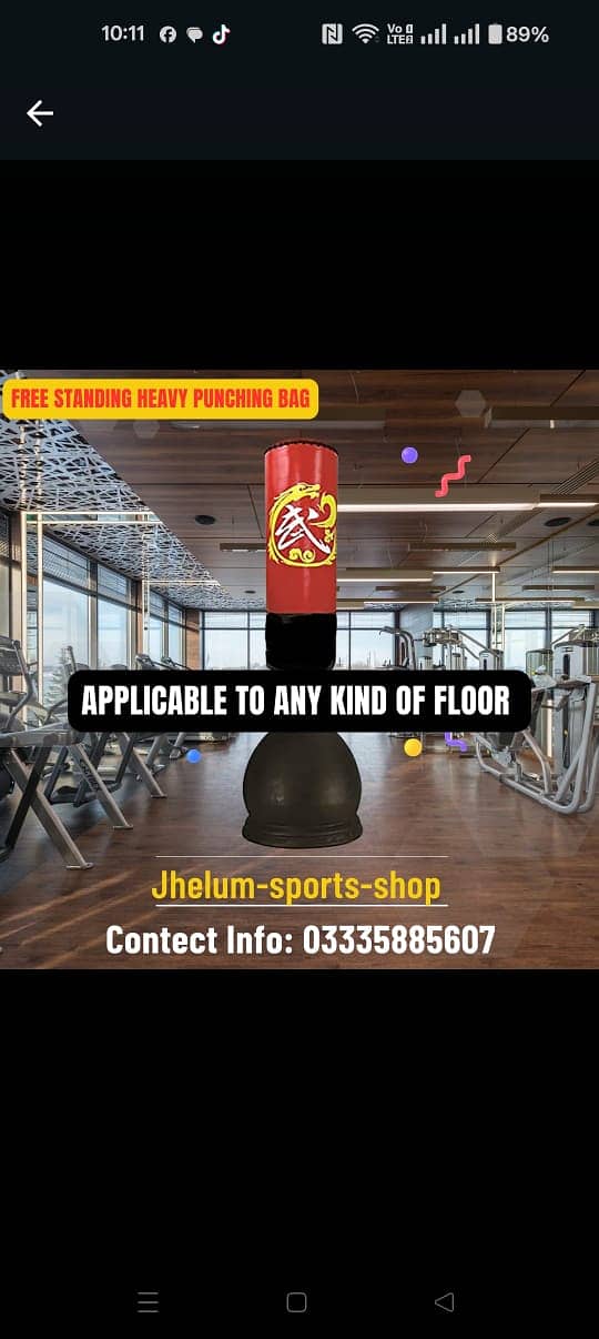 Boxing Bag / Punching Bag /Speed ball Boxing / Punching Bag with Stand 6