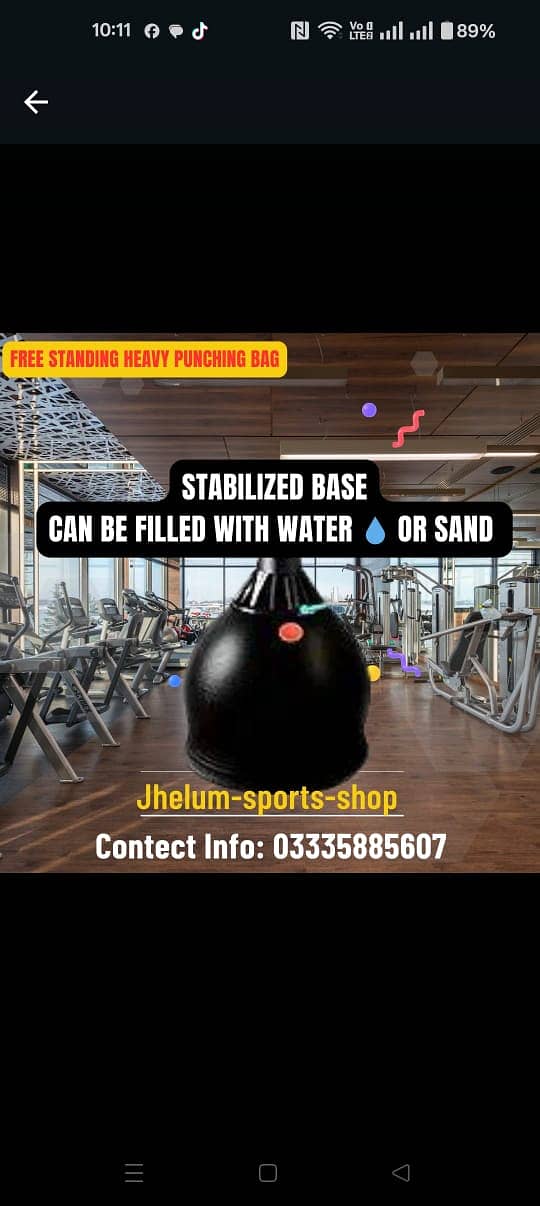 Boxing Bag / Punching Bag /Speed ball Boxing / Punching Bag with Stand 8