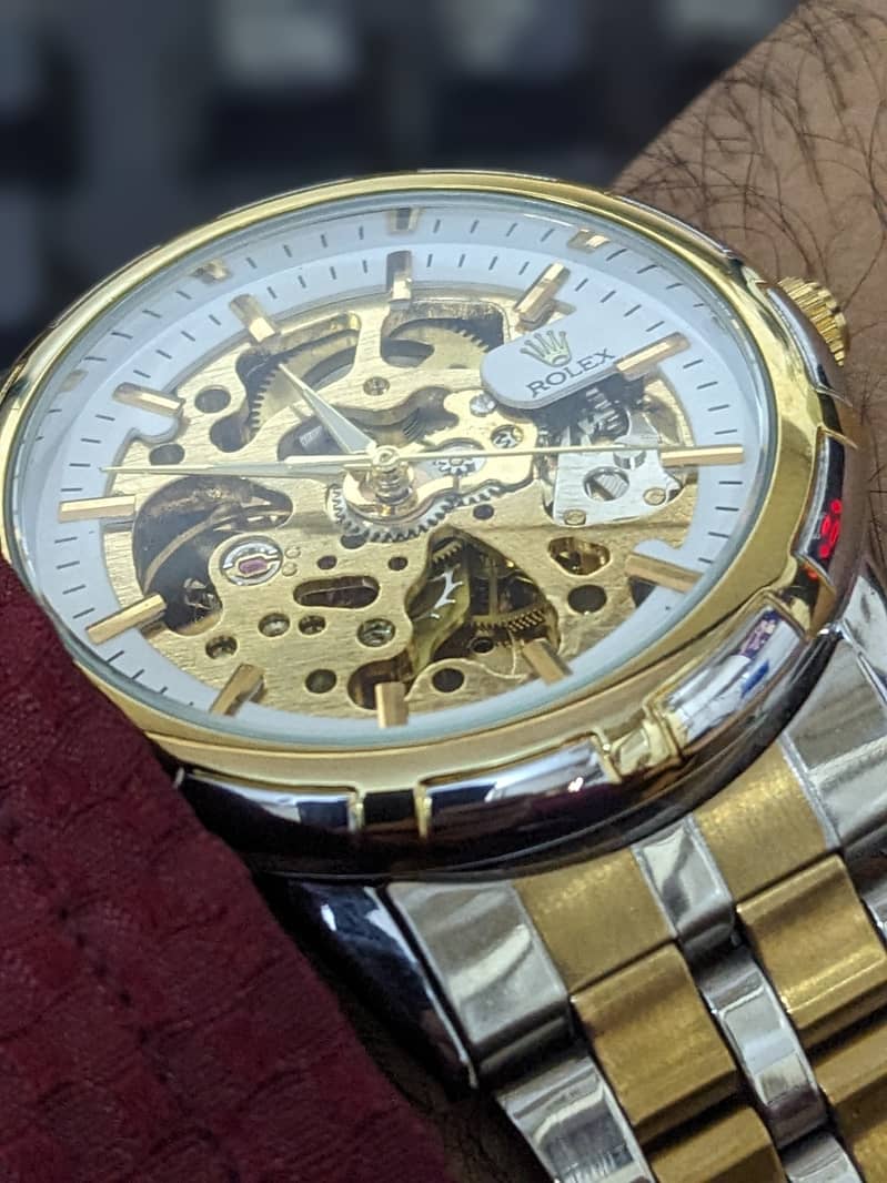 Rolex skeleton watch 0