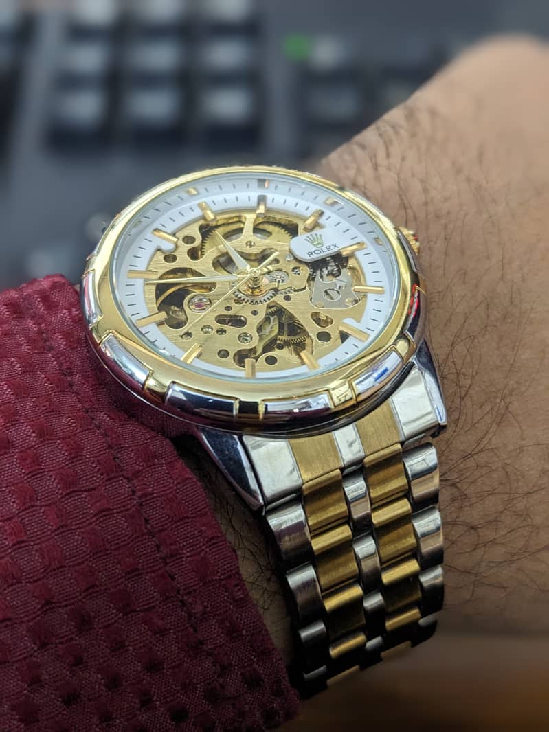 Rolex skeleton watch 1