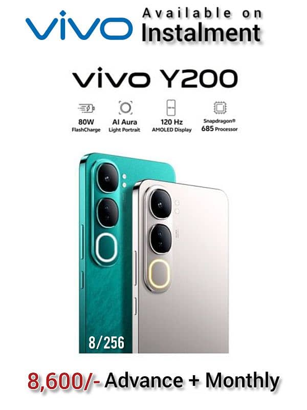 Vivo Latest Models Available on monthly base. 1