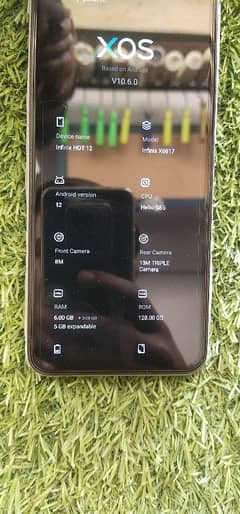 infinix hot 12 6/128GB ma ha full lush condition or full box ha