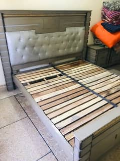 heavy weight king size bed