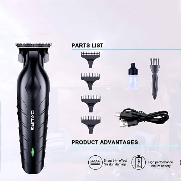 Daling DL-1767 Professional Hair Clipper for Men – Precision 1