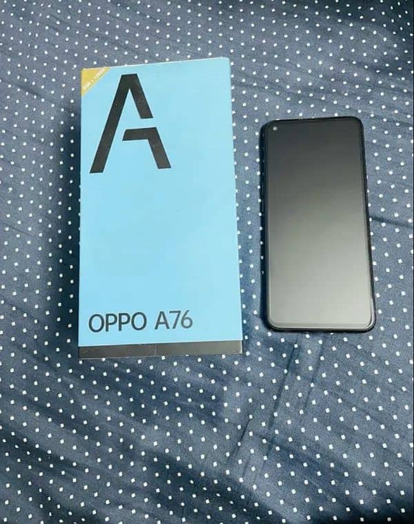 Oppo A76 10by10 box + charger exchange possible 0