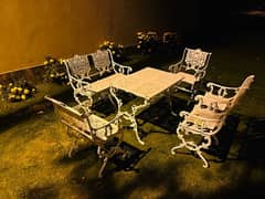 Silver Aluminium Outdoor Furniture