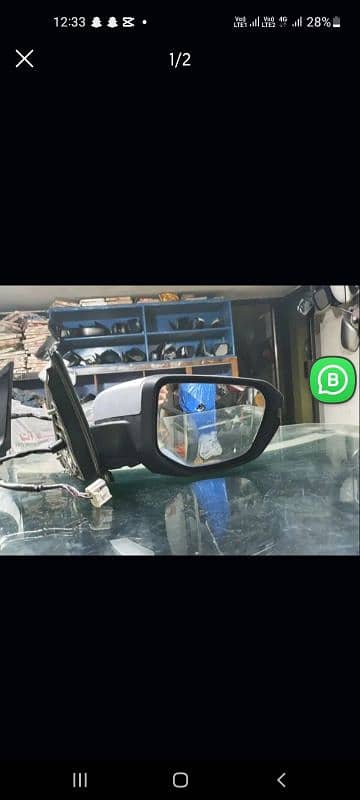 Honda civic x side mirrors pair 0