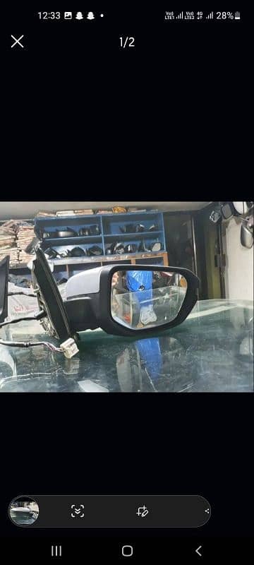 Honda civic x side mirrors pair 1