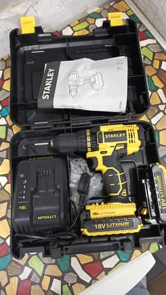 Rechargeable Drill machine with original Stanley