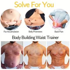 Men’s women Workout Waist Trainer Tummy Slimming Body Shaper Belt