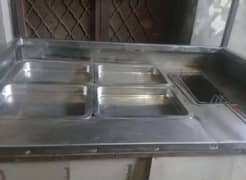 Fryer counter for sale at low price