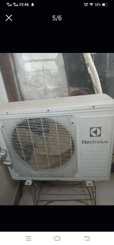 Electrolux 1 ton AC condition 10/9 4