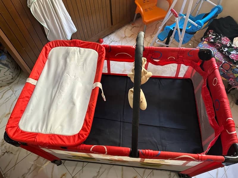 baby cot with all accessories new condition 1