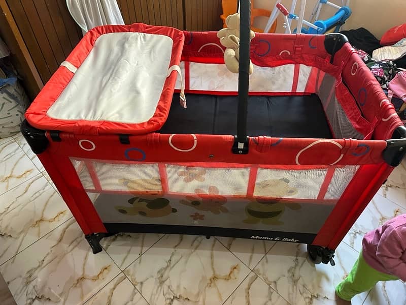 baby cot with all accessories new condition 2