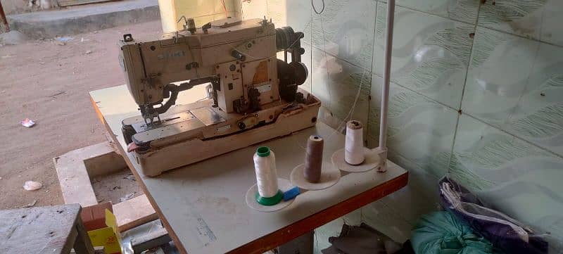 Kaaj Overlock Button machine (geniun) Model Kaaj 781 Juki 5