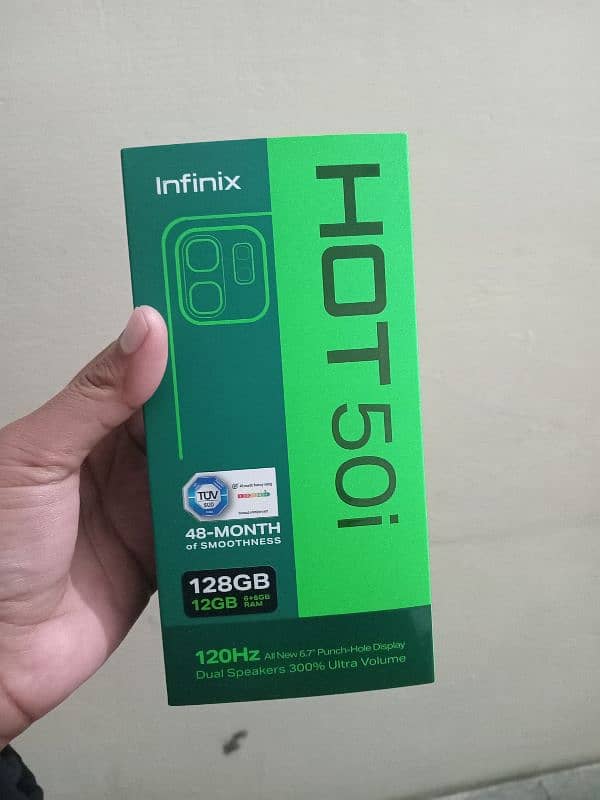 INFINX HOT 50I FOR SALE 6+6(128) memory 8