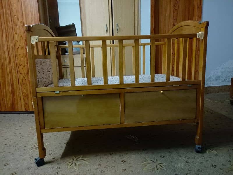 Original Wooden baby Cot 1