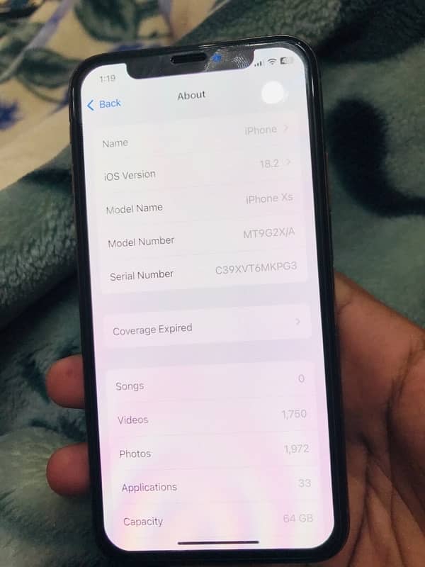 Iphone XS pta approved dual sim 6