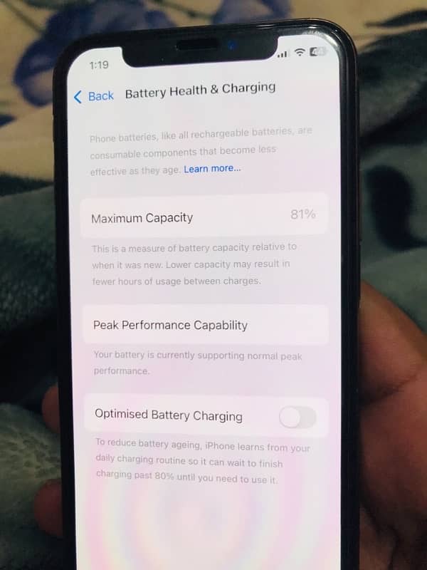 Iphone XS pta approved dual sim 7