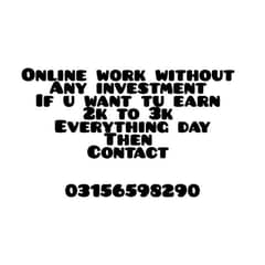 if u want to earn then contect