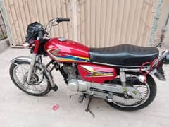 Honda CG 125 Red Colour 2019 model Lahore Register My Own Name