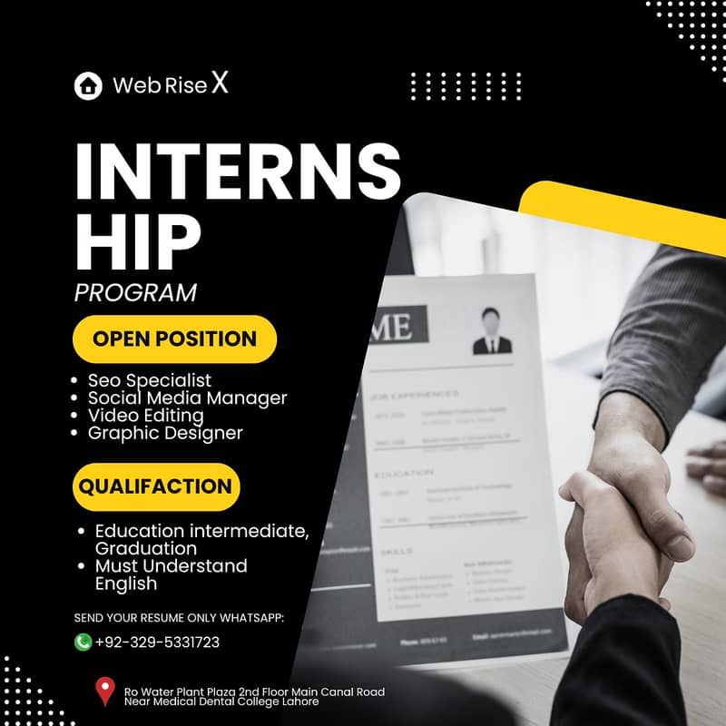 internships are avail 0