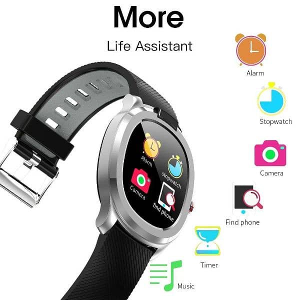 Microwear 2024 Smart Watch with Blood Pressure & Body Temperature, 6