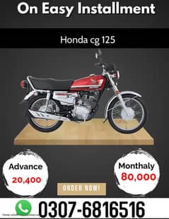 Honda CG 125 2025 Bike on Easy Installment