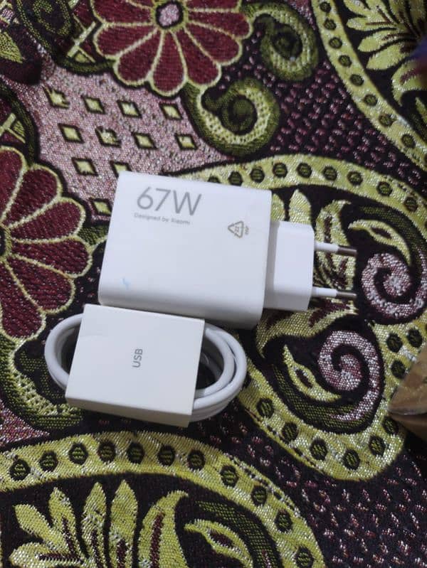 Xiaomi original 67W and 33W charger with type c cable. 2