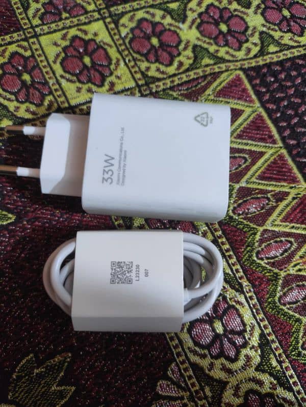 Xiaomi original 67W and 33W charger with type c cable. 3